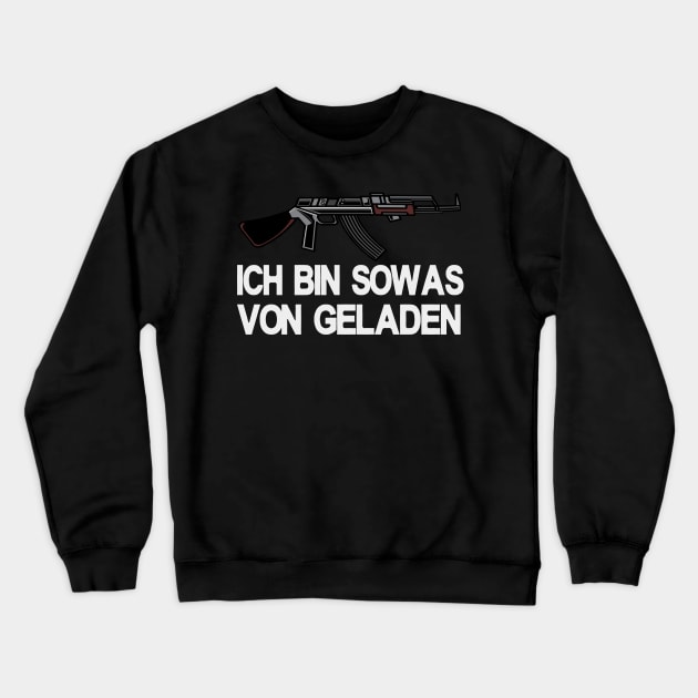 Maschinengewehr Spruch MG 36 Crewneck Sweatshirt by Foxxy Merch